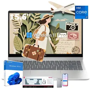 HP 2025 15.6 FHD inch Laptop PC,Windows 11 Pro,Bluetooth 5.3,Intel Core i7-1355U, 32GB RAM, 512GB SSD,Backlit Keyboard, Wi-Fi 6,Silver,Bundle Accessory