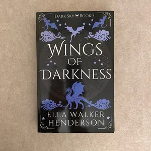 Wings of Darkness Signed Paperback by Ella Walker Henderson Dark Sky Book 3 Fantasy Novel