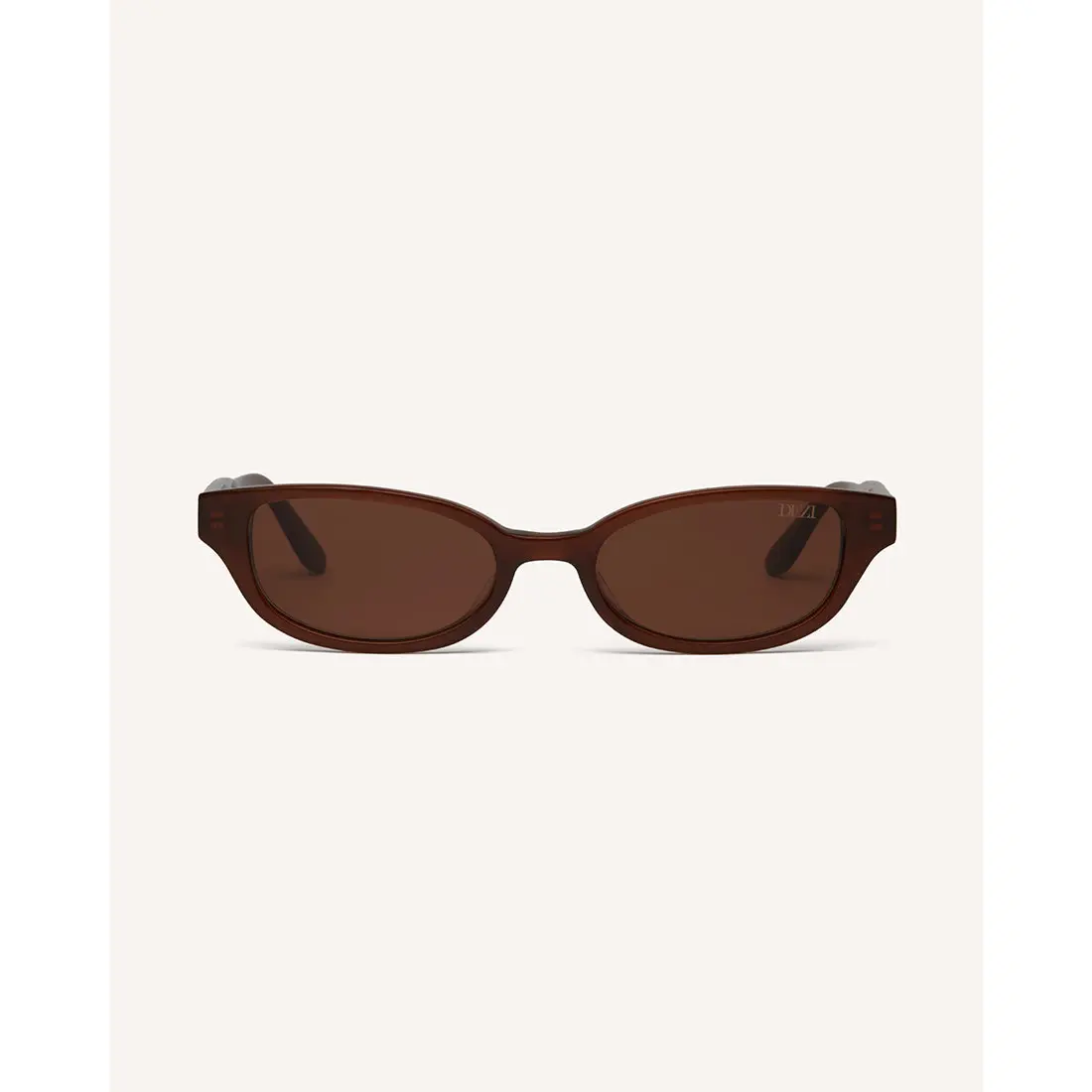 DEZI GIA Slim Oval Sunglasses for Women - 90s Classic, Aesthetic Style, Slim Oval Fit, Handmade Details for Boutique Polish, 90S Classic Women's Sunglasses, Aesthetic Women's Sunglasses