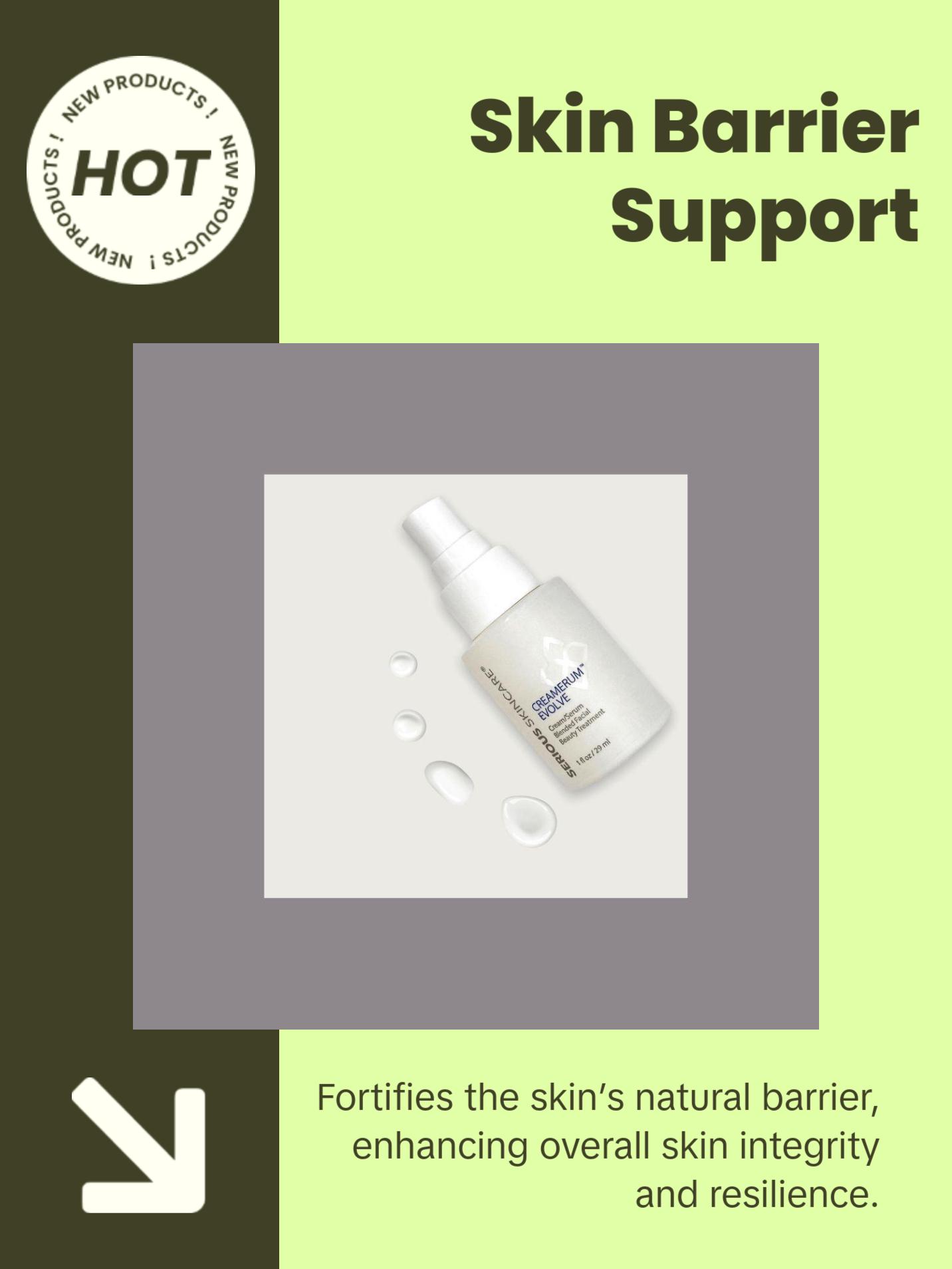 Serious Skincare, Creamerum Evolve, Advanced Facial Treatment, Wrinkle Reduction & Skin Strengthening, 30ml Serums Anti Aging Concentrate Active Peptides Serious Skincare, Creamerum Evolve, Advanced Facial Treatment, Wrinkle Reduction & Skin Strengthening, 30ml Serums Anti Aging Concentrate Active Peptides