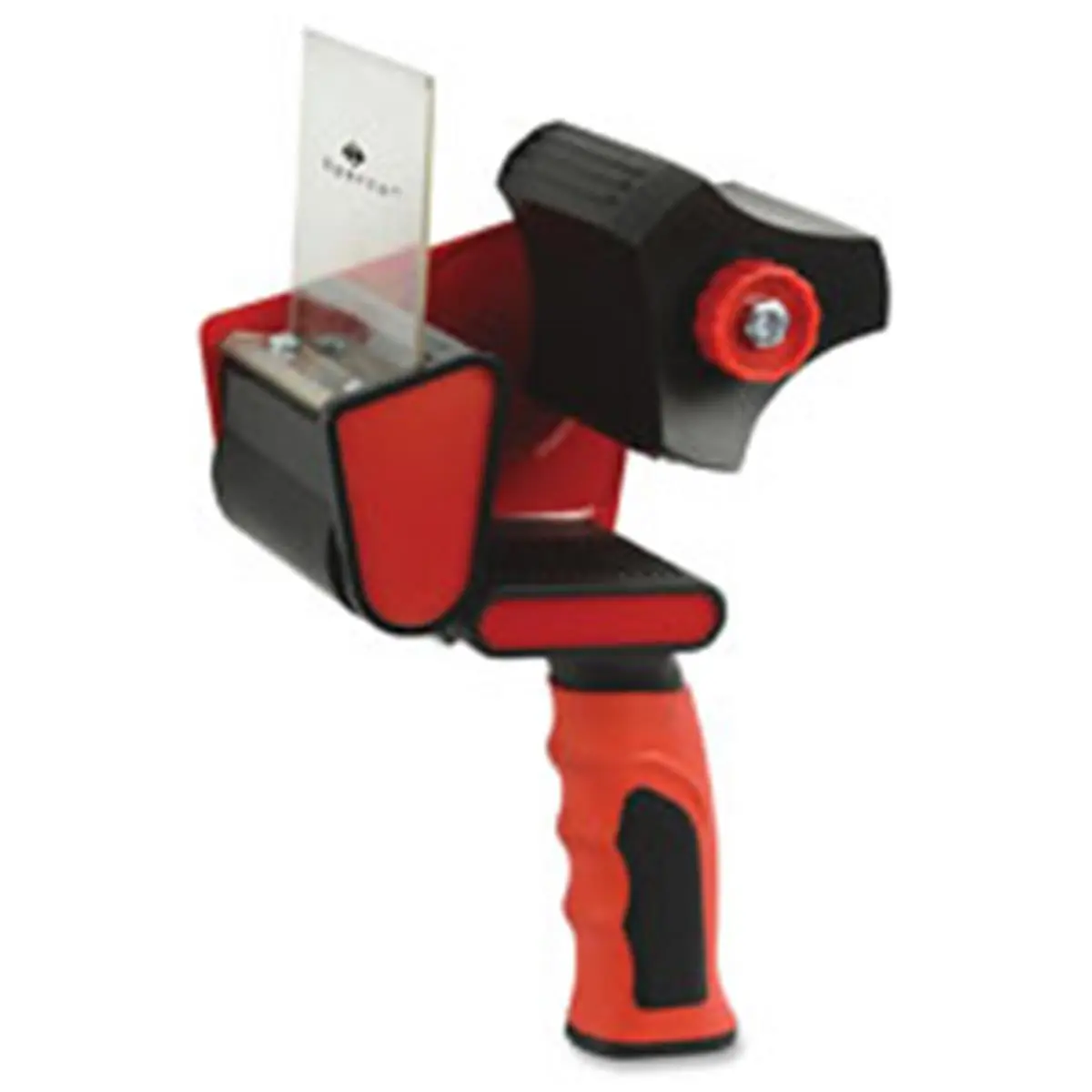 212 MAIN Sparco Packaging Tape Dispenser - Red & Black, 3 in., Adjustable Brake, Durable Blade, Ergonomic Handle, Reduces Hand Fatigue, Ideal for Workplace