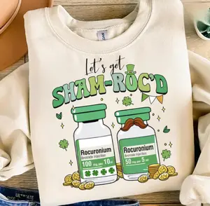 Nurse St Patricks Day Sweatshirt T-Shirt, St Patty's Nurse Gifts, RN St Patricks Shirt, St Patricks Nursing Shirt, Nurse Crewneck Gift, Nursing Hoodie