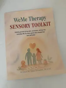 WeMe Therapy Sensory Toolkit – 5 Calming Routines for Kids Emotional Regulation & Sensory Support Physical Book with Printable Guide for Ages 2-12