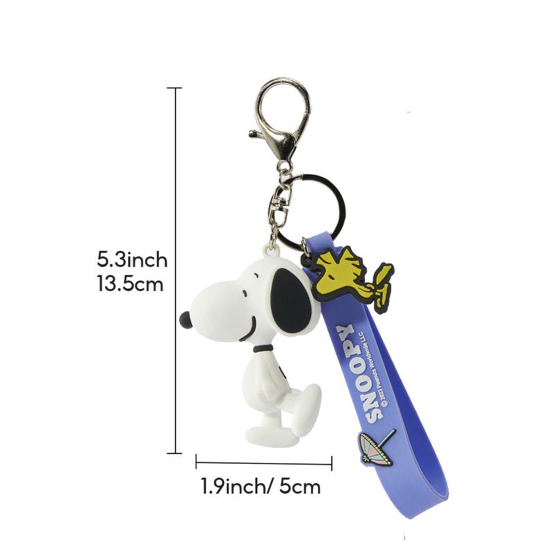Snoopy Summer Travel Series 3D Pendant - Cute Keychain Bag Charms, Gifts for Friends trendy Keychain