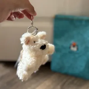 Jellycat Munro Scottie Dog Bag Charm with tags and dust bag