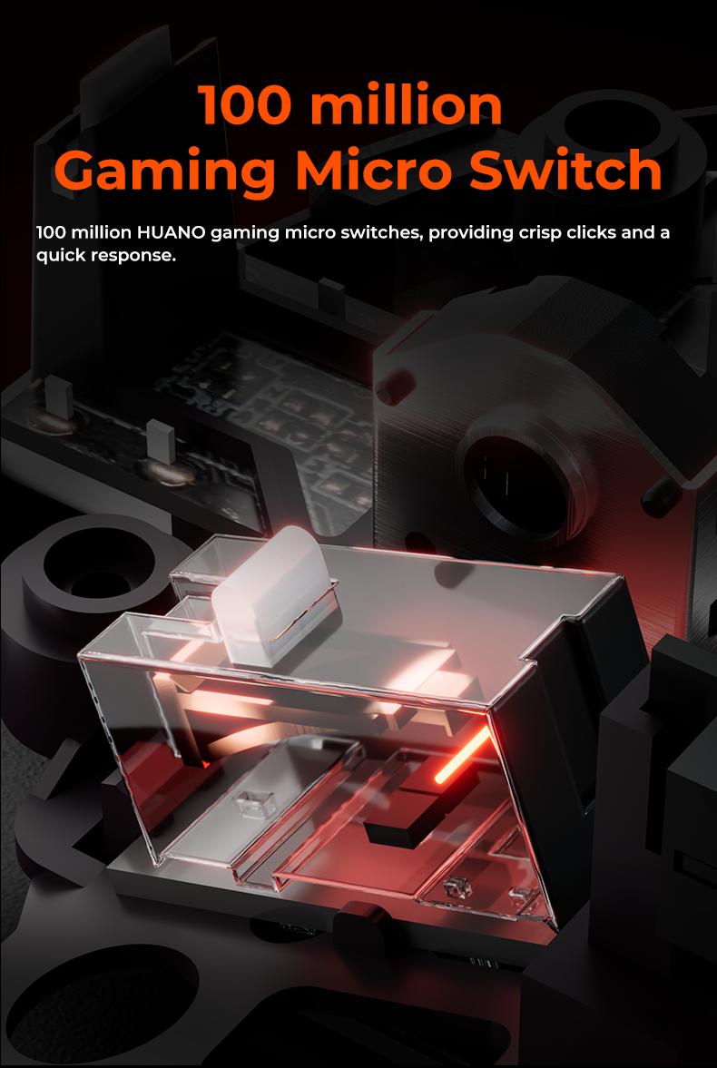 Dareu A950GM Tri-mode Gaming Mouse| PAW3395 Sensor | 60g Ultralight | PBT Keycaps | 100M Clicks | Fast Charging | Professional Esports Grade