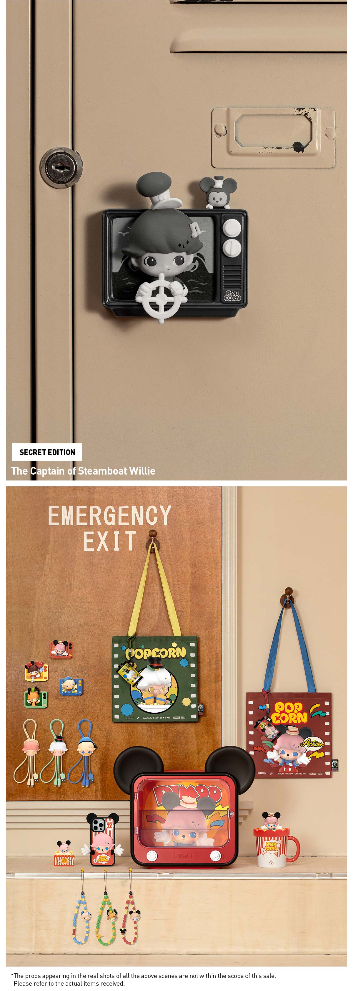 POP MART DIMOO WORLD × DISNEY Series-Fridge Magnet Blind Box