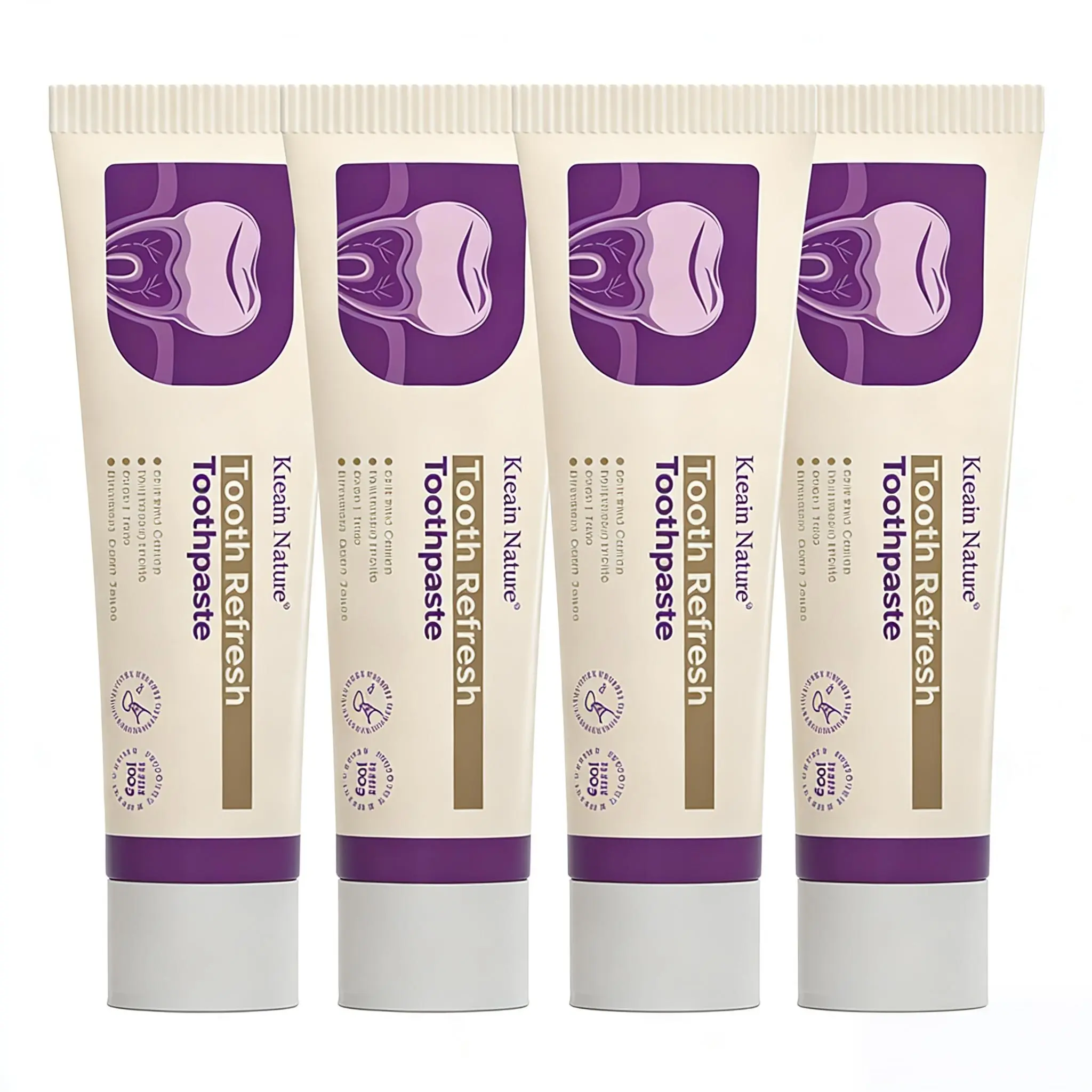 Kreain Nature  Oral Care Toothpaste Freshens breath, protects gums and teeth Natural ingredients gently care for and improve gum issues