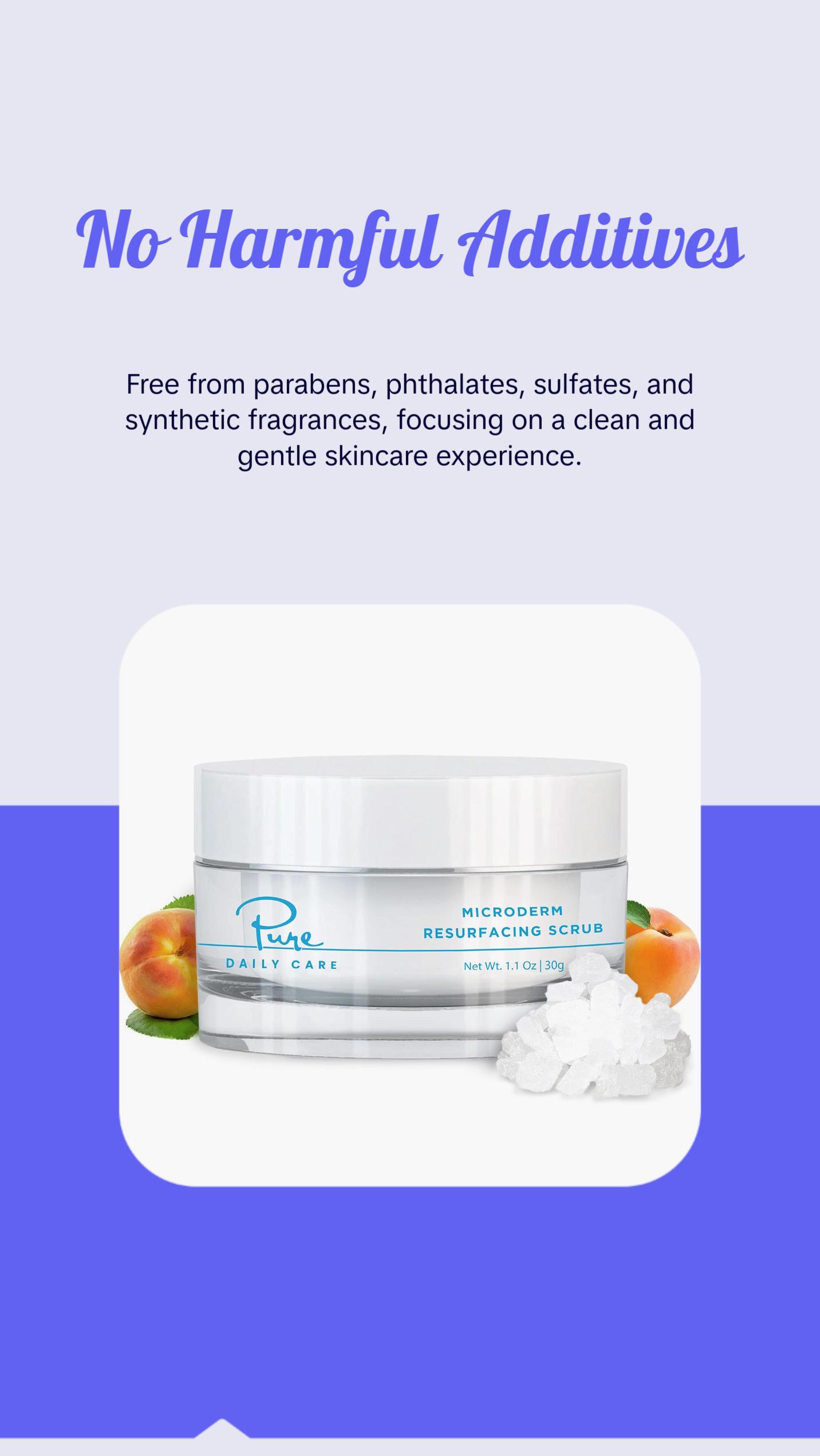 Pure Daily Care MicroDerm Resurfacing Scrub Exfoliant Skin Repair