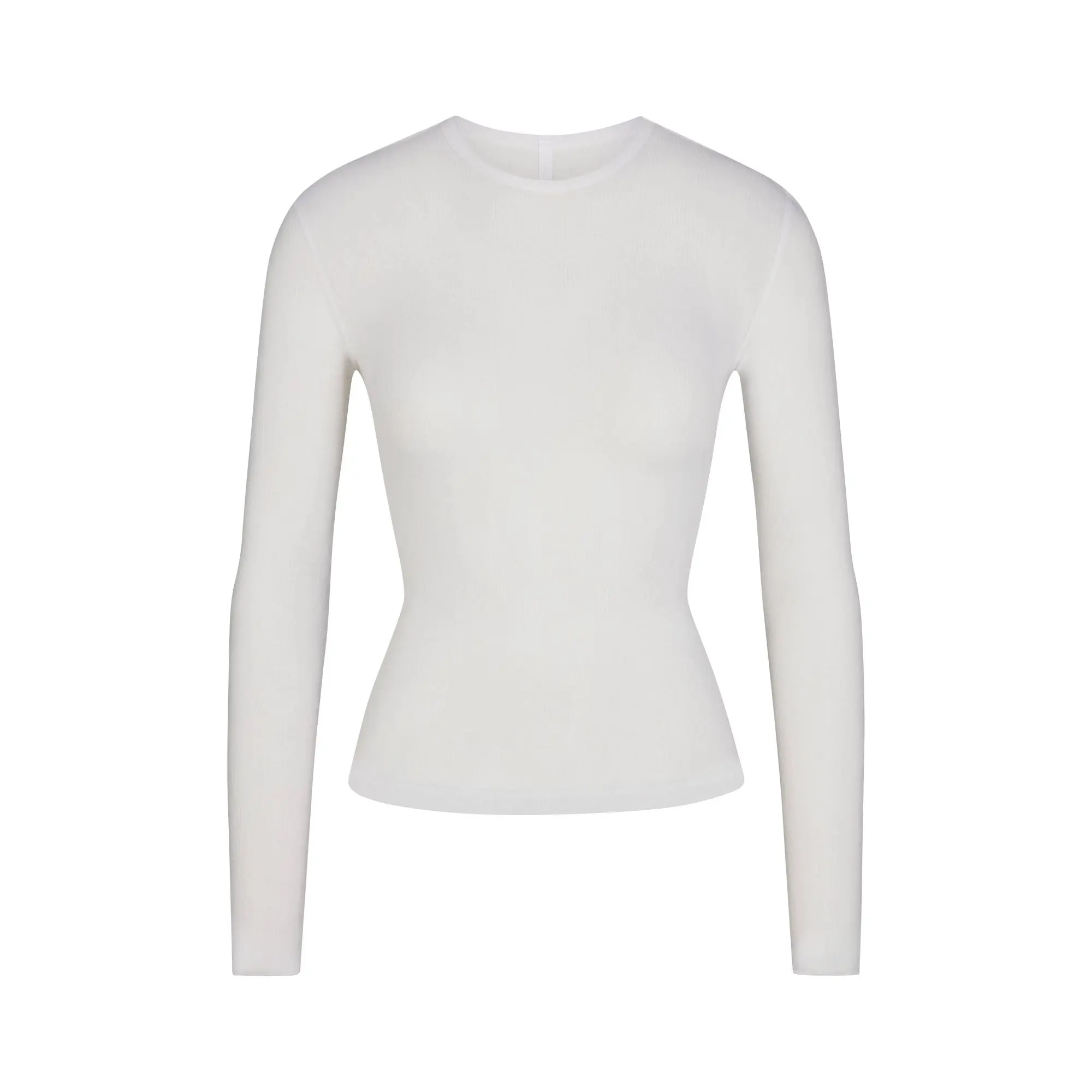 SKIMS SHEER RIB LONG SLEEVE TOP