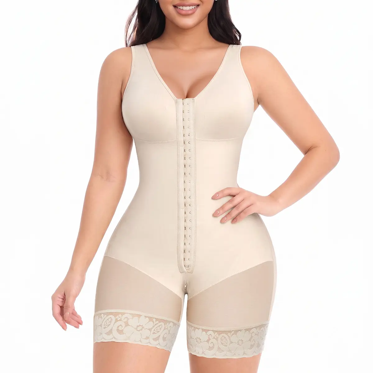 Women‘s YIANNA Fajas Colombianas Shapewear Full Body Shaper Butt Lifter with Hooks Closure Women‘s YIANNA Fajas Colombianas Shapewear Full Body Shaper Butt Lifter with Hooks Closure