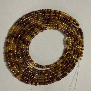 Latte Tie on waist beads