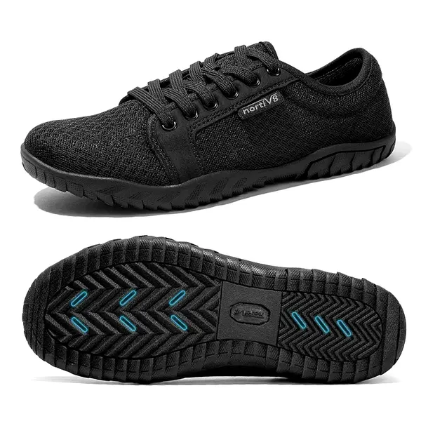 NORTIV 8 Men's & Women's Barefoot Water Shoes - Comfortable Slip-On Flats with Ultralight Outsole, Generous Toe Space for Hiking, Beach Use, Footwear, Water Shoes For Women, Fabric, Lightweight tiktokshopbacktoschool, Unisex, Casual, Rubber, Multi-Size