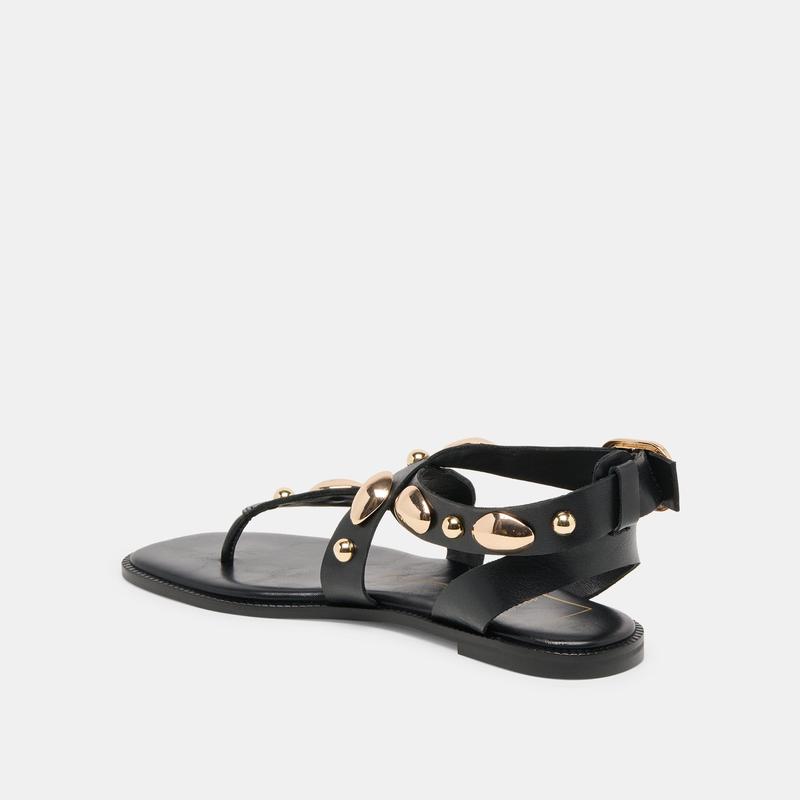 Dolce Vita JAYDE SANDALS BLACK LEATHER