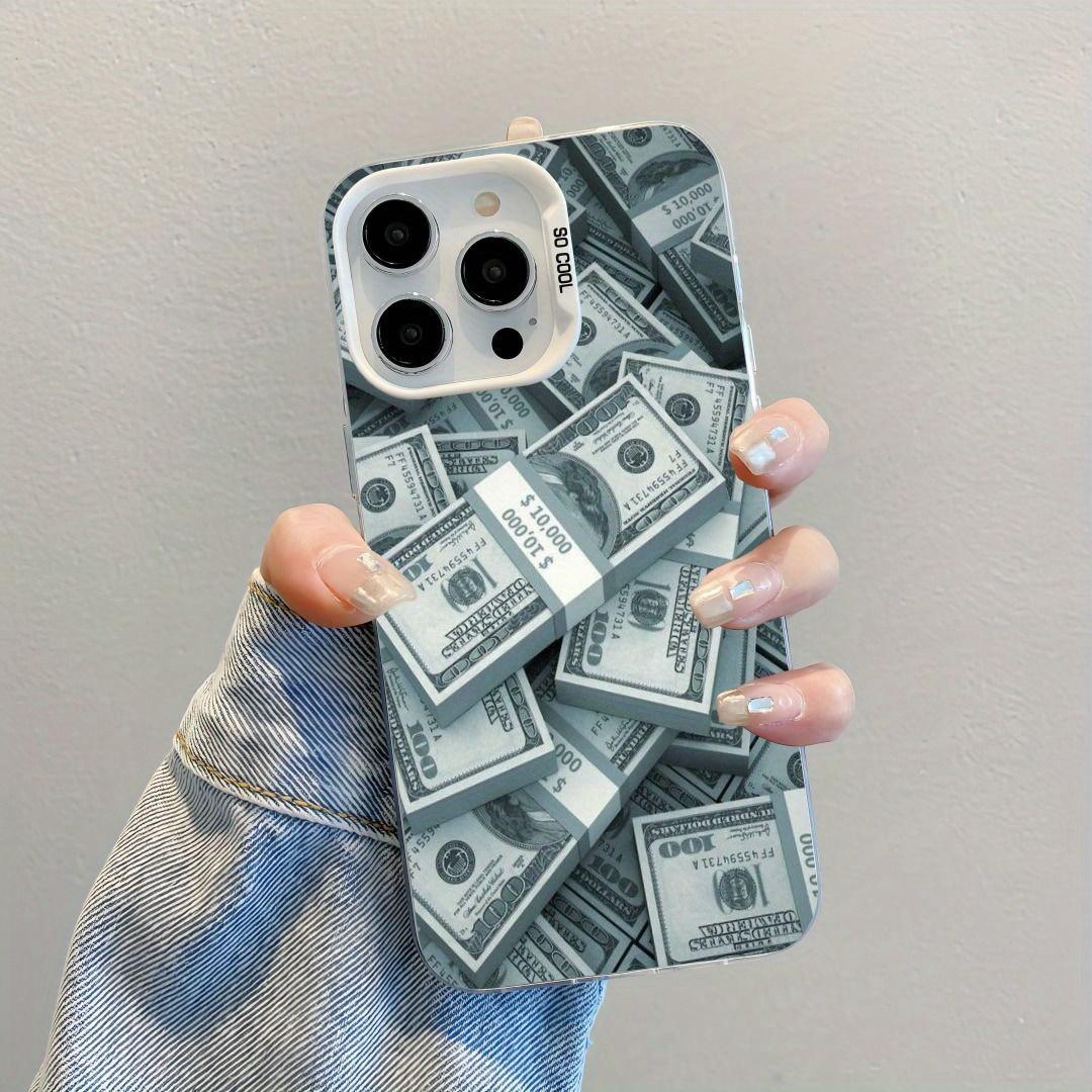 Stylish and minimalist banknote stack pattern phone case, compatible with iPhone 17 16 15 14 13 12 11 PRO MAX PLUS,AIR Xs Max.It's shockproof, durable, and lightweight, offering a bare-feel design.Made with high-quality materials, it's a perfect gift