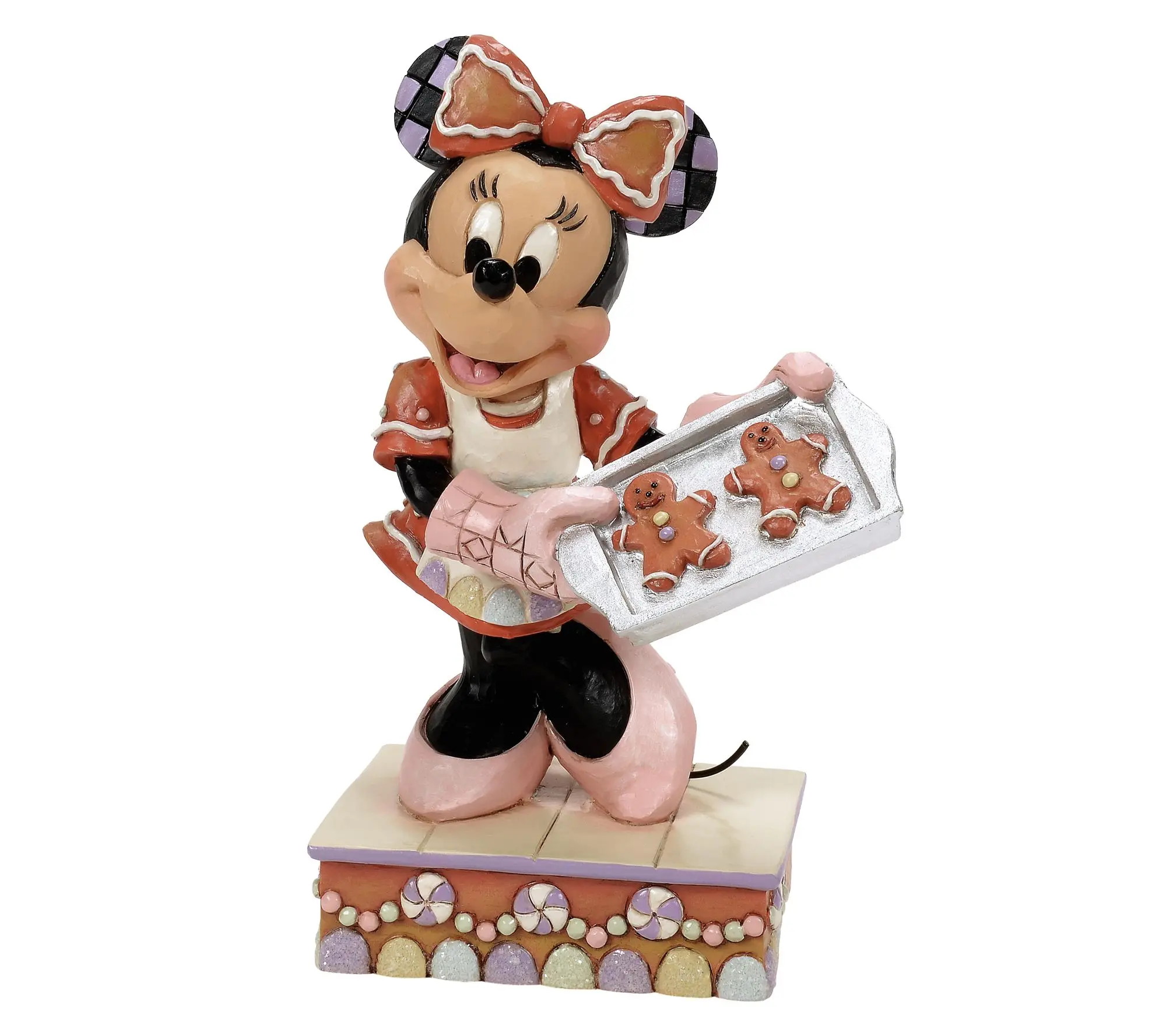 Jim Shore Disney Traditions Minnie w/ Gingerbread Cookies Fig