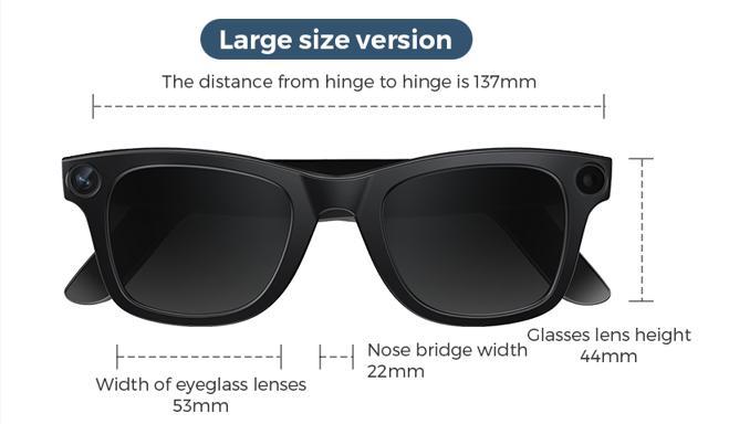 【Ivision6】AI Smart Glasses with 800W HD Camera – OpenAI Recognition, 1080P Anti-Shake Video, Real-Time Translation & Long Battery Life – Travel, Outdoor Adventures, Daily Fun, Hands-Free Convenience, Ideal Gift for Tech Enthusiasts & Frequent Travelers