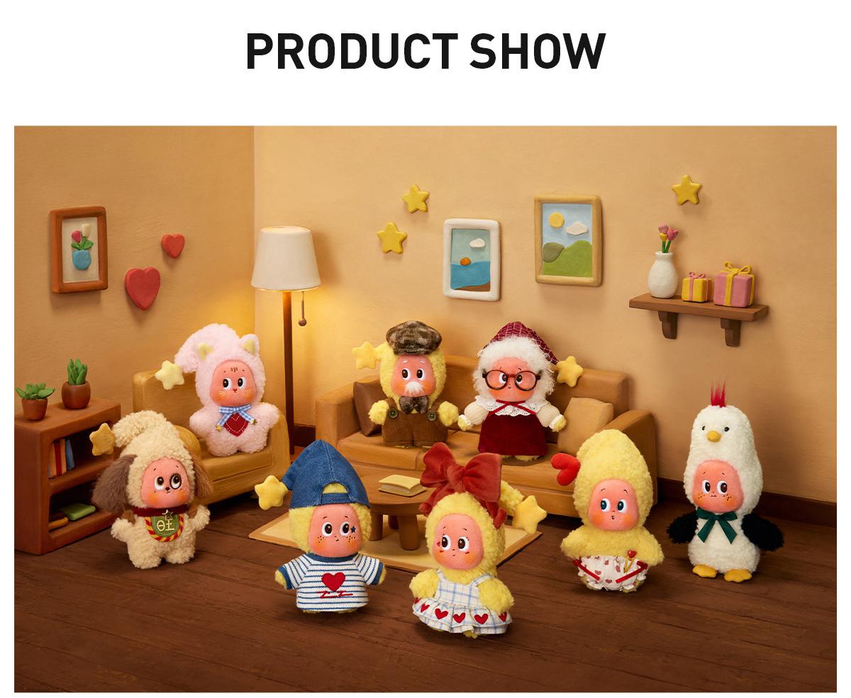 POP MART Twinkle Twinkle Crush On You Series-Plush Pendant Blind Box, Collectible Toys