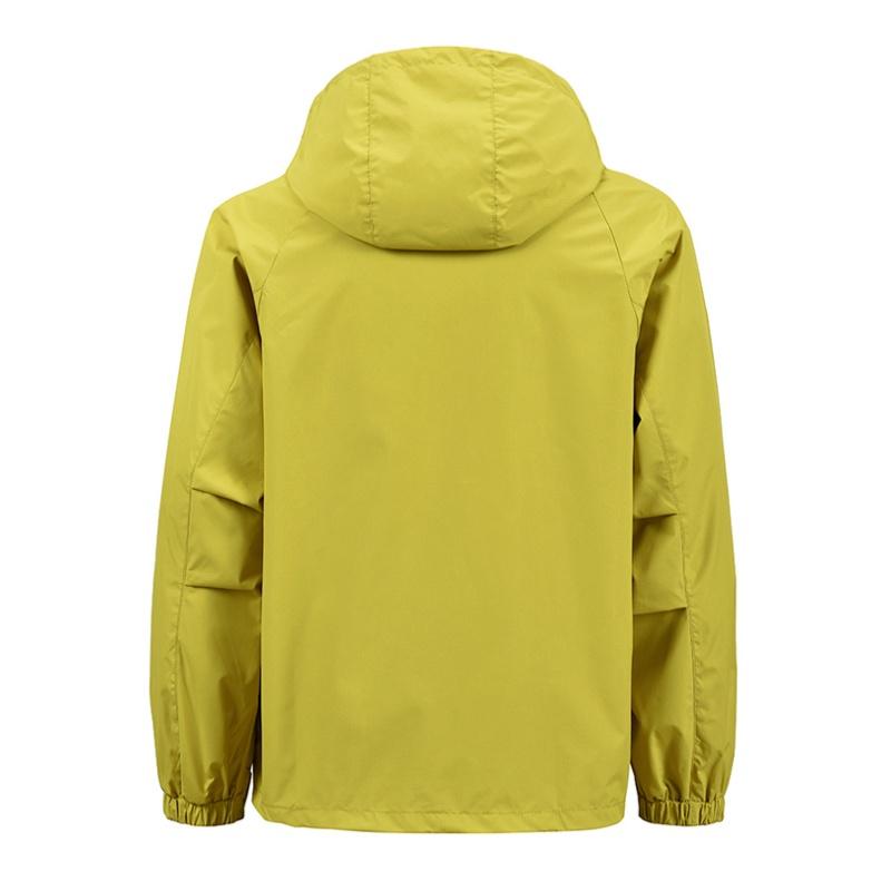 Spring and Autumn Half Zipper Hooded Pullover Sports Jacket Top Men's, New Autumn Jacket, Men's Windproof and Waterproof Outdoor Sports Mountaineering Fishing Suit, Pullover Men's Jacket, Multi-Pocket Sports Style Outdoor Loose Breathable Long Sleeve Top