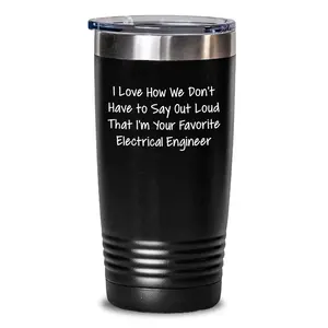 Funny Electrical Engineer Gifts for Men, Unique Tumbler from Friends to Favorite Electrical Engineer, Christmas Unique Gifts