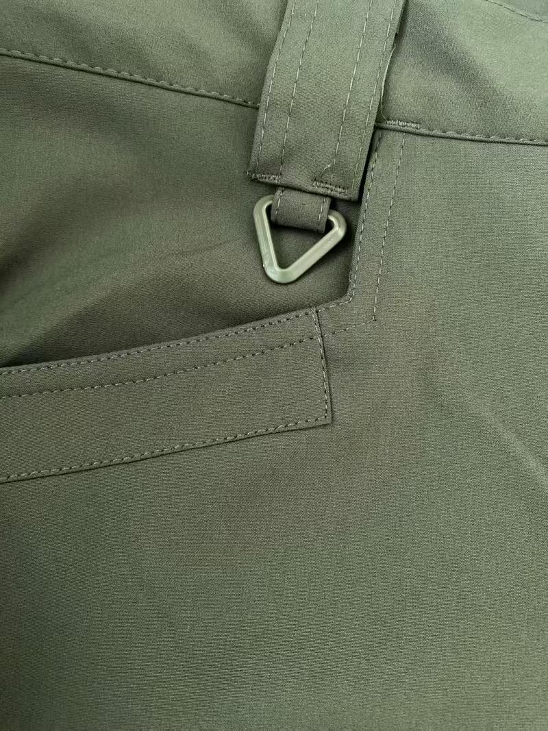 HOMUG Men's Windproof & Warm Outdoor Military Tactical Pants - Fleece-Lined, Solid Color, Mid-Rise, 320g Knit Fabric (Belt-Free, Multi-Pocket, Regular Fit) | Fall/Winter Casual Weekend Wear SpringStatements