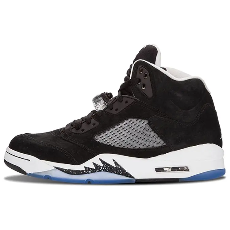 Jordan 5 Retro Oreo 2013 High Top Basketball Shoes Men's Black White 136027-035