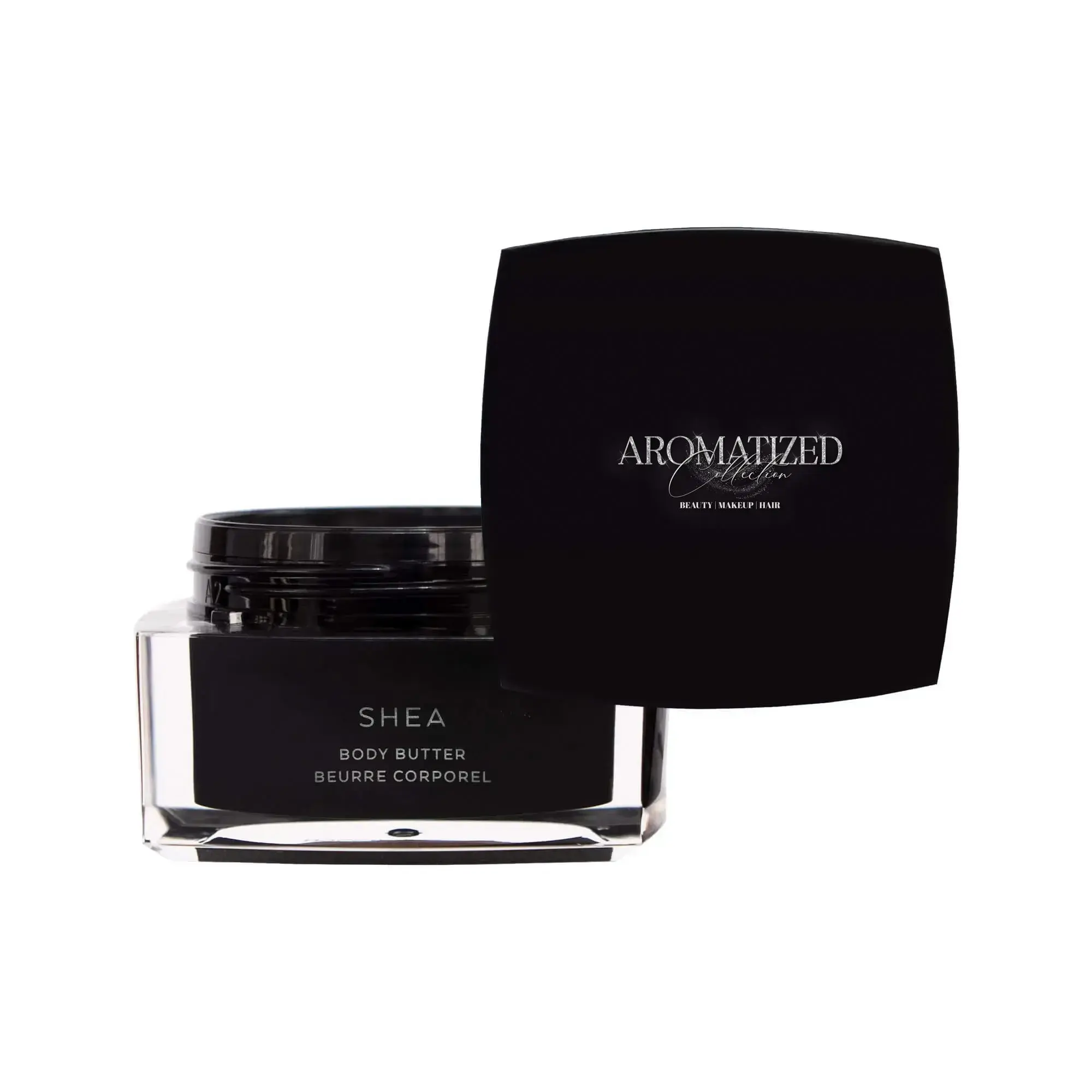 Aromatized Collection Shea Body Butter - 8% Fair Trade Shea Butter, Sunflower & Jojoba Oils, Aloe & Chamomile Extracts, Cruelty-Free, Paraben-Free, 50 mL