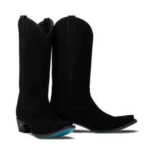 Emma Jane Boot - Soft Black Suede