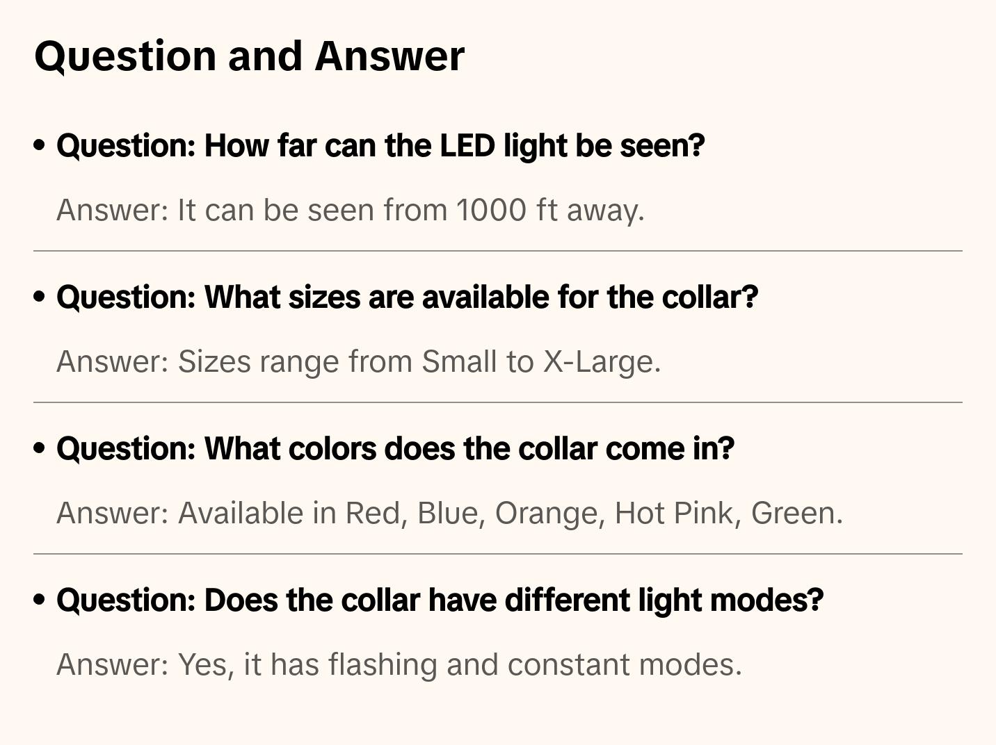 LED PET Safety Halo Style Collar