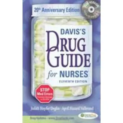 USED Book - Davis's Drug Guide for Nurses by Judith Hopfer Deglin PharmD (Paperback) - english