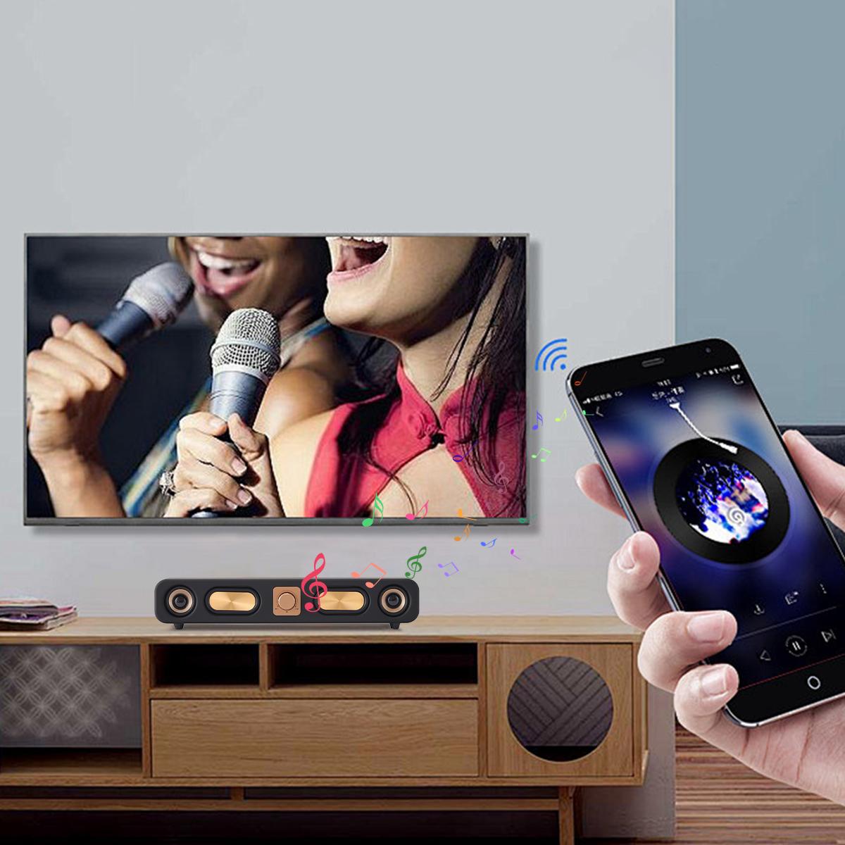 Vintage Bluetooth Sound Bar Speaker For Smart TV Wired Wireless Desktop Dual 2" Computer Speaker Home Theater 3D Stereo Surround Sound Vintage Bluetooth Sound Bar Speaker For Smart TV Wired Wireless Desktop Dual 2" Computer Speaker Home Theater 3D Stereo Surround Sound