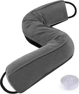 Door Draft Stopper Blocks Hot and Cold Air with Removable Washable Cover for Bottom of Door, All-Season Seal for Noise, Light, Dust, Door Sweep for Gaps Up to 3", Home Essentials, 38", Gray