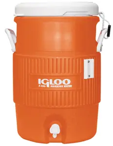 Igloo 5 Gallon Heavy-Duty Beverage Cooler, Orange