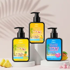 OYS Glow Extreme Intensifying Tanning Cream – Rapid Bronzing Lotion with Carrot Oil, Seed Oil & Shea Butter – Indoor & Outdoor Sunbed Tanning Lotion – Tanning Bundle