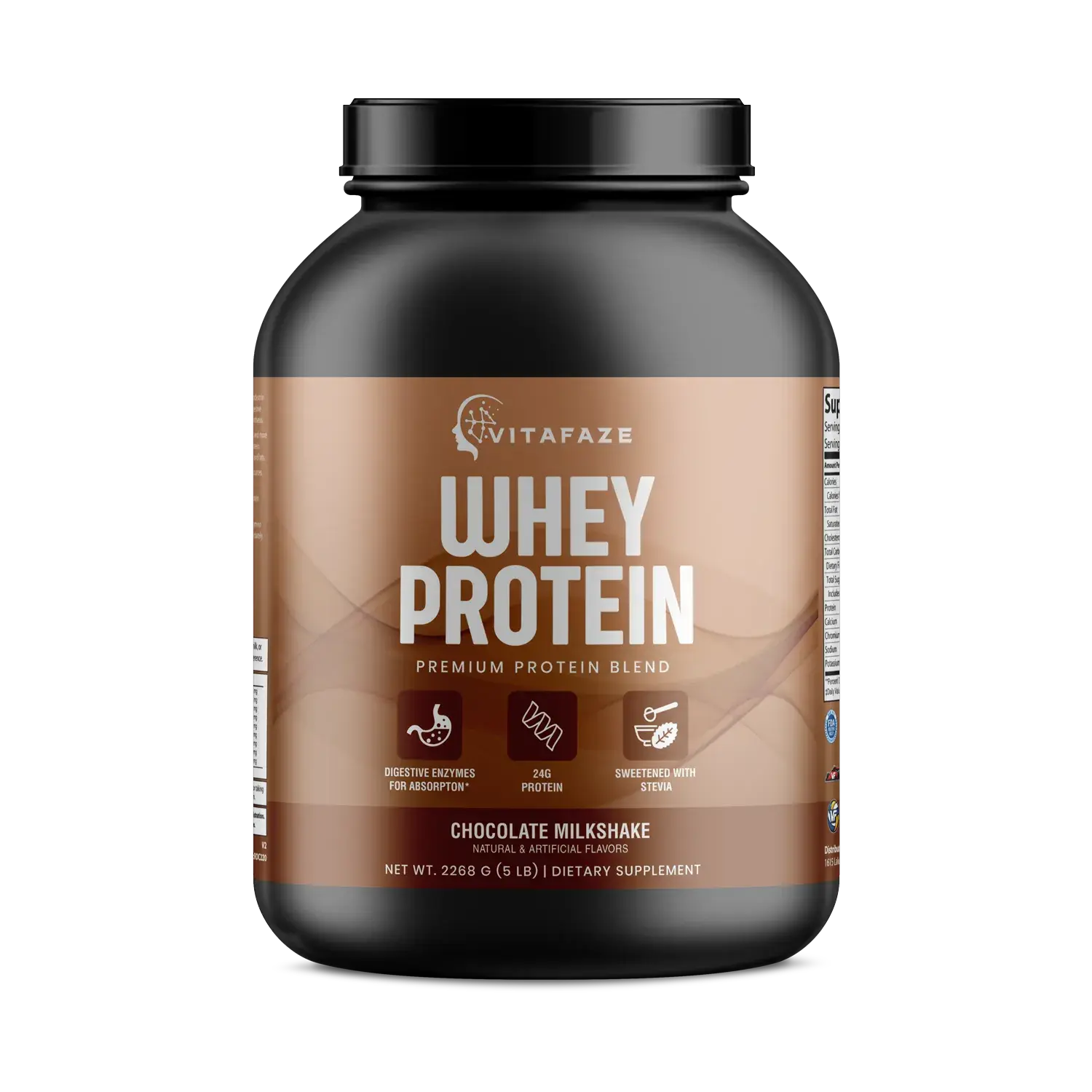 5lb Whey Protein Chocolate – 70 servings - Energy & Performance | Daily Health Supplement