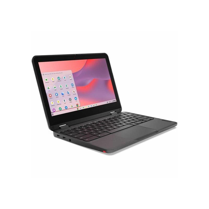 Lenovo 500e Chromebook Gen 4s 83L40000US 11.6" Touchscreen Convertible 2 in 1 Chromebook - HD - Intel N-Series N100 - 4 GB - 64 GB Flash Memory - English Keyboard - Gray - Intel Chip - 1366 x 768