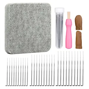 1 Set Wool Felt Crafting Kit (Felt Mat+Needle Tools+Storage Bag) Designed for All Felt Projects a Multi-Functional Kit for Beginners and Advanced Makers,DIY Hand Tools Kits
