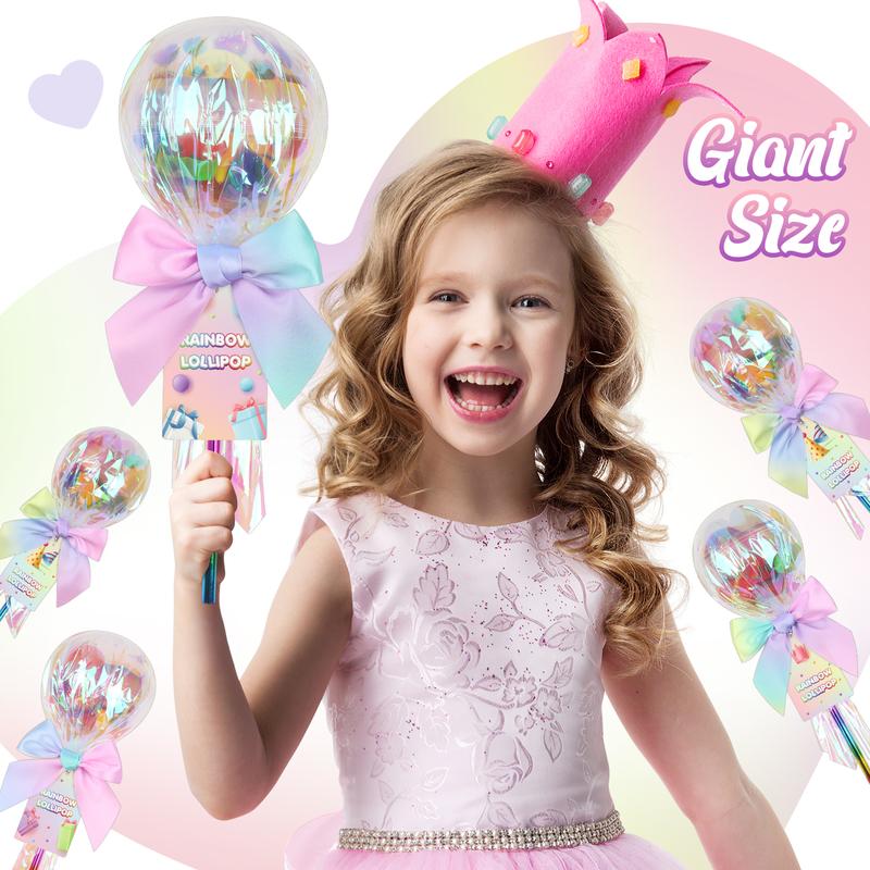 24 Pack  Valentines Day Gifts for Kids - Giant Rainbow Stationery Set with Valentine's Cards for School Classroom Class Party Favor,  Classroom School Exchange Birthday Party Gift