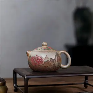 Authentic Yixing Original Ore Xi Shi Purple Clay Teapot Vintage High Grade Ceramic Tea Pot Single Pot Chinese Kung Fu Tea Set For Home Use