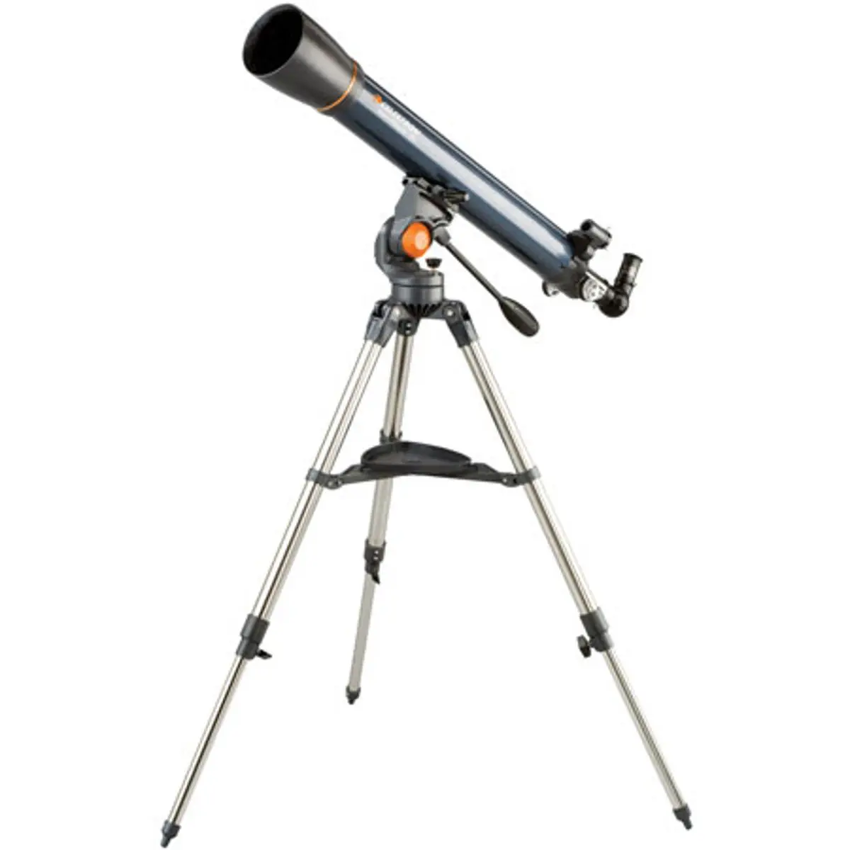 Celestron Astromaster 90mm AZ Refractor Telescope, 1000mm f/11 Focal Length, Altazimuth Mount, Optical Lens for Educational Observations