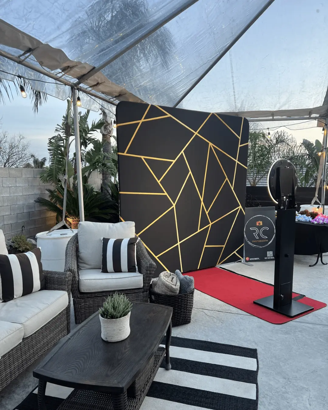 Custom Double-Sided Tension Fabric Backdrop Cover
