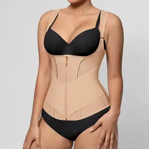 Feelingirl #live FeelVibe Waist Trainer for Women Latex Waist Trainers Vest Adjustable Wide Straps SpringStatements