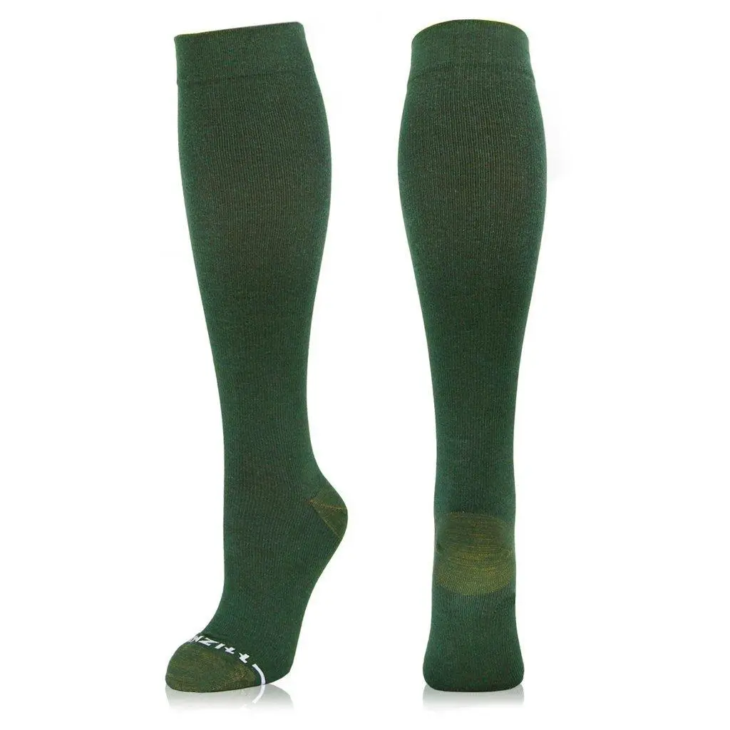 Compression Dress Socks(15-20mmHg) Copper-Infused - Dark Green