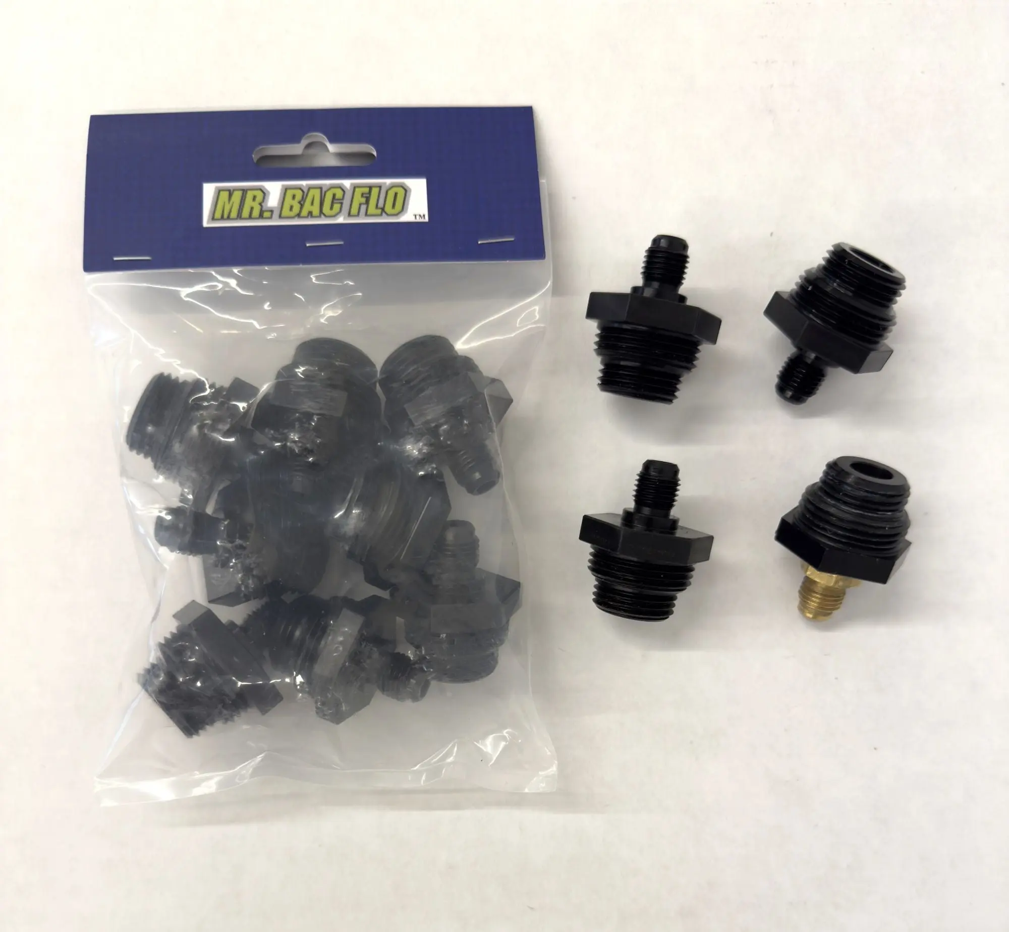 Mr. Bac Flo Multipurpose Backflow Prevention Nylon Test Bushing with 1/4 inch Flare, 8 Pack
