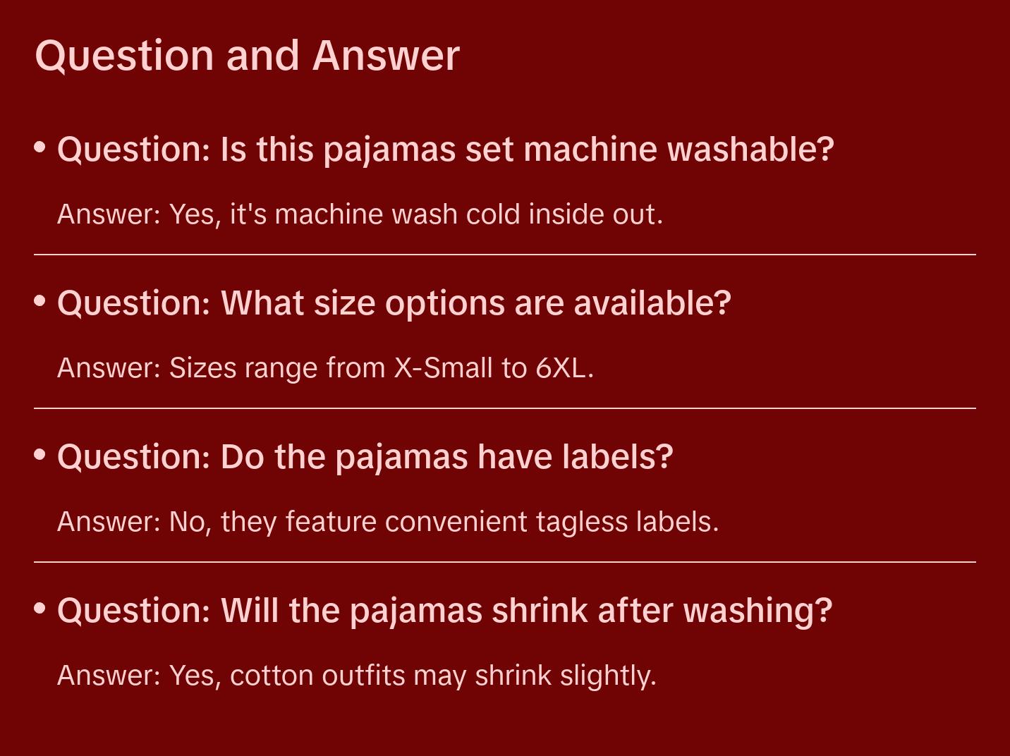 Men's Red & White Stripes Pajamas