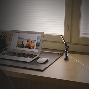 AWEE Tool Gift for Men, 2-Pcs Rechargeable LED Lighting Tools, Barbecue and Outdoor Dining Lights, with Magnetic Base, 360° Rotatable, Multi-Functional Lighting, Suitable for Repairs, Outdoor Activities, Valentine's Day Gifts, Kids' Birthdays, Men's Gifts