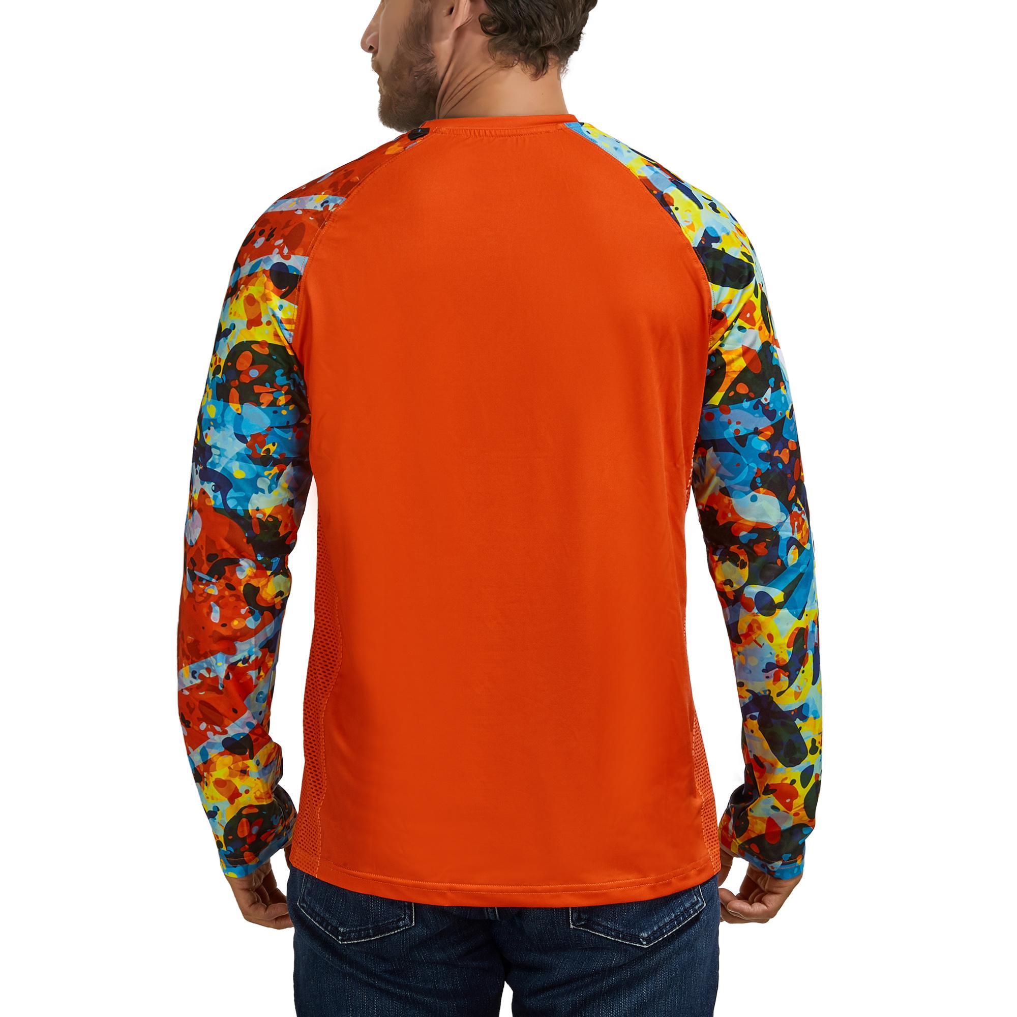 RODEEL 902 Long Sleeve Shirts Men UPF 50+ Sun UV Protection Lightweight Quick Dry Moisture Wicking Breathable Cooling Activewear for Outdoor Sport Gym Workout Hiking Camping Running Fishing Boating Construction Landscaping, Holiday Gift