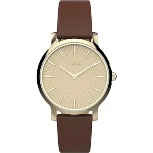 Timex Transcend Leather Ladies Watch