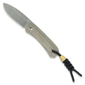 Lander 4 Fixed Blade - Moondust Micarta - Compact EDC Fixed Blade