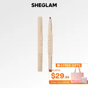 SHEGLAM GLAM 101 Lipstick & Liner Duo-DEEP CARAMEL Matte Nude Makeup Lipliner